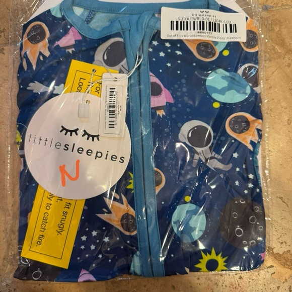 Little Sleepies out of this world zippy Newborn